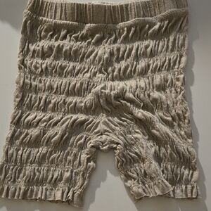 FP Beach Textured Tan Shorts